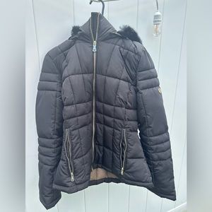 Calvin Klein size S black puffer jacket.